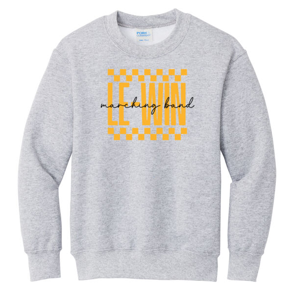 LW Music Boosters 2026 Marching Band - Youth Core Fleece Crewneck Sweatshirt Thumbnail
