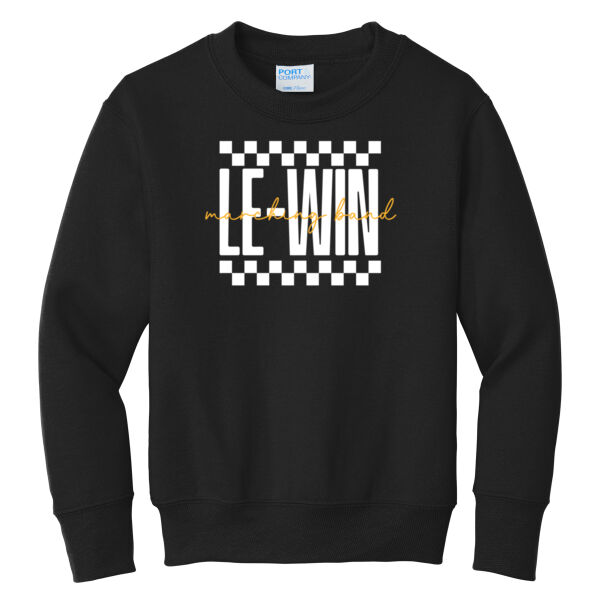 LW Music Boosters 2026 Marching Band - Youth Core Fleece Crewneck Sweatshirt Thumbnail