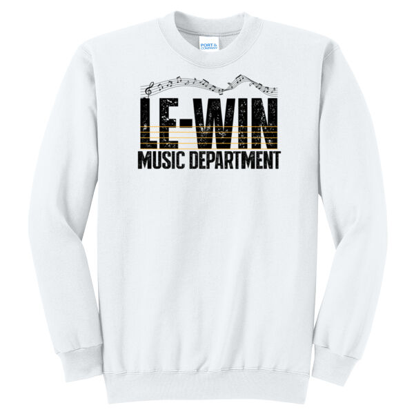 LW Music Boosters 2026 Music Department - Core Fleece Crewneck Sweatshirt Thumbnail