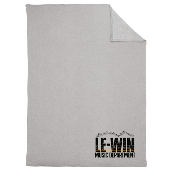 LW Music Boosters 2026 Music Department - Oversized Core Fleece Sweatshirt Blanket Thumbnail
