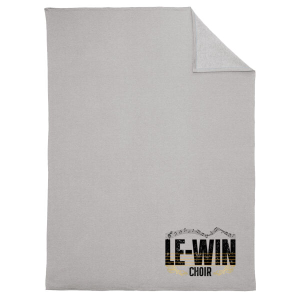 LW Music Boosters 2026 Choir - Oversized Core Fleece Sweatshirt Blanket Thumbnail