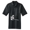Heavyweight Cotton Pique Polo with Pocket Thumbnail